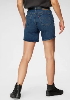 Levi's® Short 501 Mid Thigh Short 501 Collection -Beroemde Badkleding Winkel levis short 501 mid thigh short 501 collection blauw 3