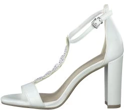 Marco Tozzi Highheel Sandaaltjes -Beroemde Badkleding Winkel marco tozzi highheel sandaaltjes wit 3