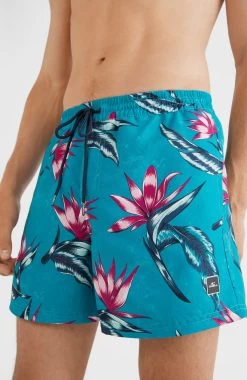 O'Neill Zwemshort FLORAL SHORTS -Beroemde Badkleding Winkel oneill zwemshort floral shorts blauw 9