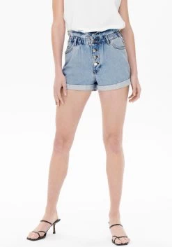 Calvin Klein Swimwear Zwembroek TANGA 28 Calvin Klein Swimwear Zwembroek TANGA -Beroemde Badkleding Winkel only short onlcuba life paperbag blauw 12