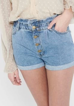 Only Short ONLCUBA LIFE PAPERBAG -Beroemde Badkleding Winkel only short onlcuba life paperbag blauw 3