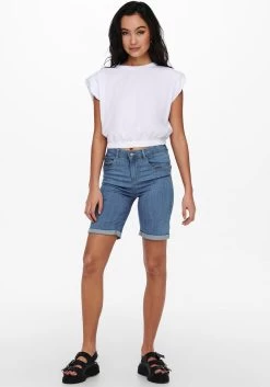 Only Short ONLRAIN LIFE MID LONG DNM SHORTS NOOS -Beroemde Badkleding Winkel only short onlrain life mid long dnm shorts noos 4