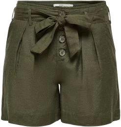 Only Short ONLVIVA LIFE HW BELT SHORTS -Beroemde Badkleding Winkel only short onlviva life hw belt shorts groen 9