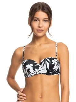 Roxy Bandeau-bikinitop Roxy Love The Beach Vibe 22 Roxy Bandeau-bikinitop Roxy Love The Beach Vibe -Beroemde Badkleding Winkel roxy bandeau bikinitop roxy love the beach vibe zwart 5