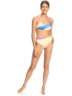 Roxy Bikinibroekje POP Surf -Beroemde Badkleding Winkel roxy bikinibroekje pop surf wit 4