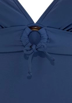 S.Oliver RED LABEL Beachwear Badpak Rome Met Sierring En Modellerend Effect -Beroemde Badkleding Winkel soliver red label beachwear badpak rome met sierring en modellerend effect blauw 5