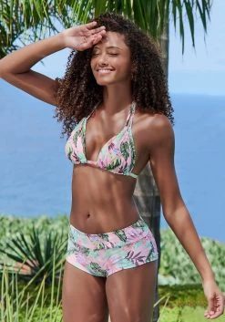 S.Oliver RED LABEL Beachwear Bikini-hotpants AZALEA In Tropische Print 21 S.Oliver RED LABEL Beachwear Bikini-hotpants AZALEA In Tropische Print -Beroemde Badkleding Winkel soliver red label beachwear bikini hotpants azalea in tropische print roze 5