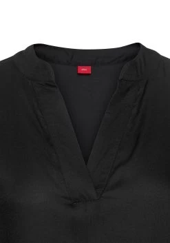 S.Oliver RED LABEL Beachwear Blousejurkje Met Volant Aan De Rok -Beroemde Badkleding Winkel soliver red label beachwear blousejurkje met volant aan de rok zwart 9