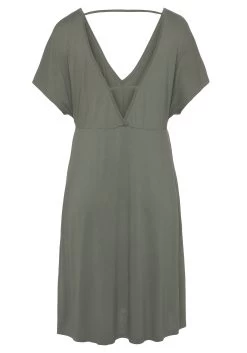 S.Oliver RED LABEL Beachwear Jerseyjurk -Beroemde Badkleding Winkel soliver red label beachwear jerseyjurk groen 2