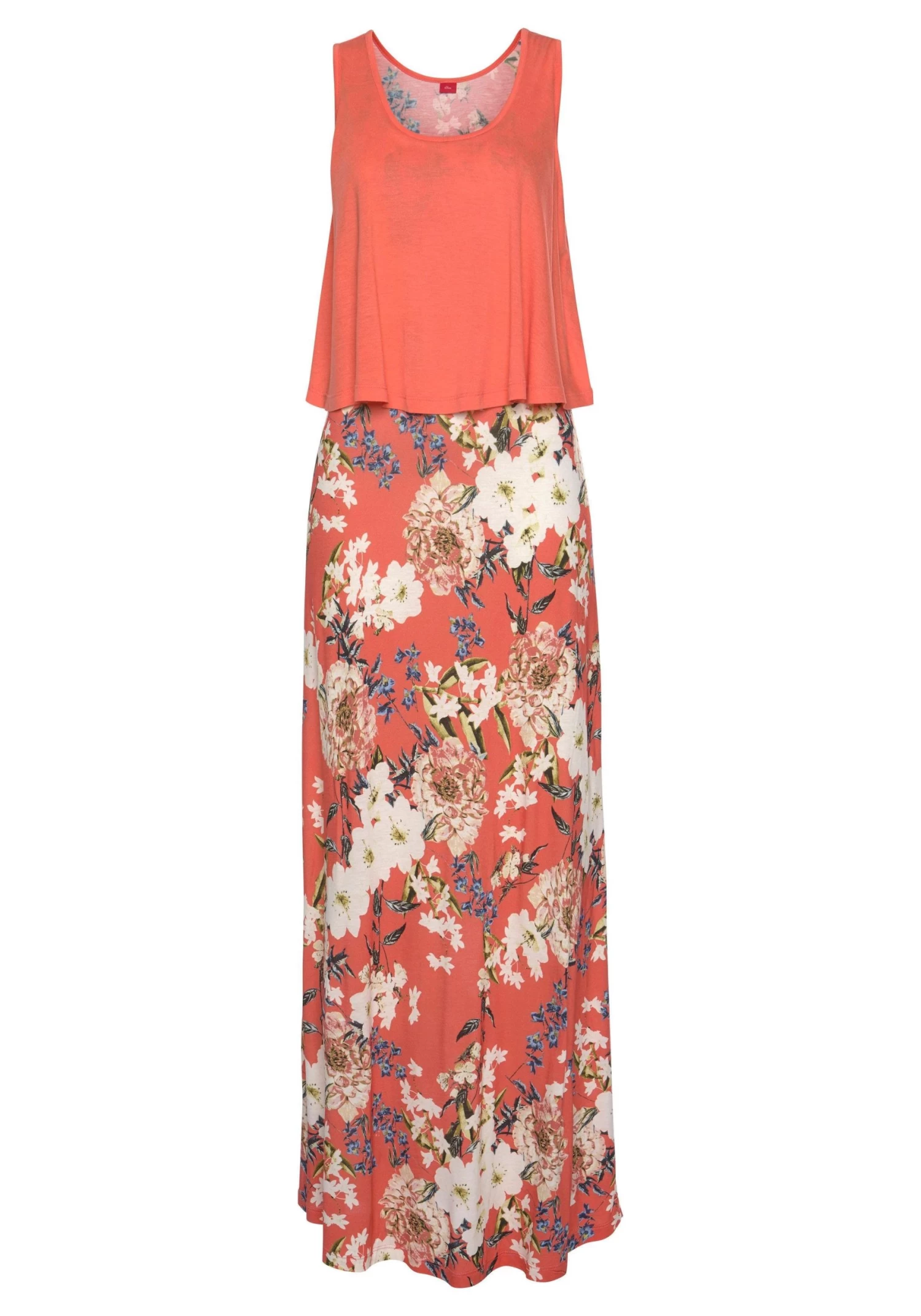 S.Oliver RED LABEL Beachwear Maxi-jurk In Laagjes-look 3 S.Oliver RED LABEL Beachwear Maxi-jurk In Laagjes-look - Image 3