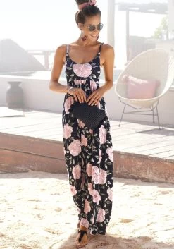 S.Oliver RED LABEL Beachwear Maxi-jurk Met Lage Ruglijn -Beroemde Badkleding Winkel soliver red label beachwear maxi jurk met lage ruglijn multicolor 3
