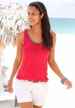 S.Oliver RED LABEL Beachwear Short Met Stretchaandeel 29 S.Oliver RED LABEL Beachwear Short Met Stretchaandeel -Beroemde Badkleding Winkel soliver red label beachwear short met stretchaandeel wit 9