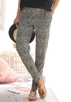 S.Oliver RED LABEL Beachwear Strandbroek Met Bloemenprint