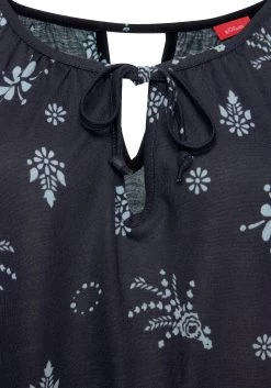 S.Oliver RED LABEL Beachwear Strandshirt Met Aangerimpelde Mouwen 24 S.Oliver RED LABEL Beachwear Strandshirt Met Aangerimpelde Mouwen -Beroemde Badkleding Winkel soliver red label beachwear strandshirt met aangerimpelde mouwen blauw 4