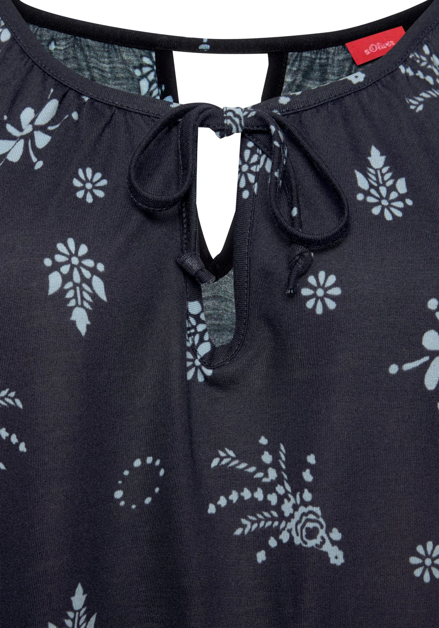 S.Oliver RED LABEL Beachwear Strandshirt Met Aangerimpelde Mouwen 5 S.Oliver RED LABEL Beachwear Strandshirt Met Aangerimpelde Mouwen - Image 5