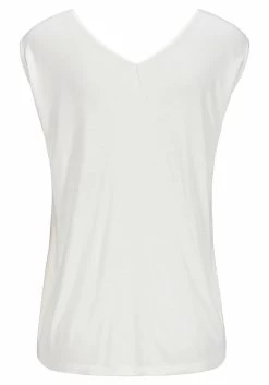 S.Oliver RED LABEL Beachwear T-shirt Met Sierbandjes Bij De Hals 22 S.Oliver RED LABEL Beachwear T-shirt Met Sierbandjes Bij De Hals -Beroemde Badkleding Winkel soliver red label beachwear t shirt met sierbandjes bij de hals beige 3