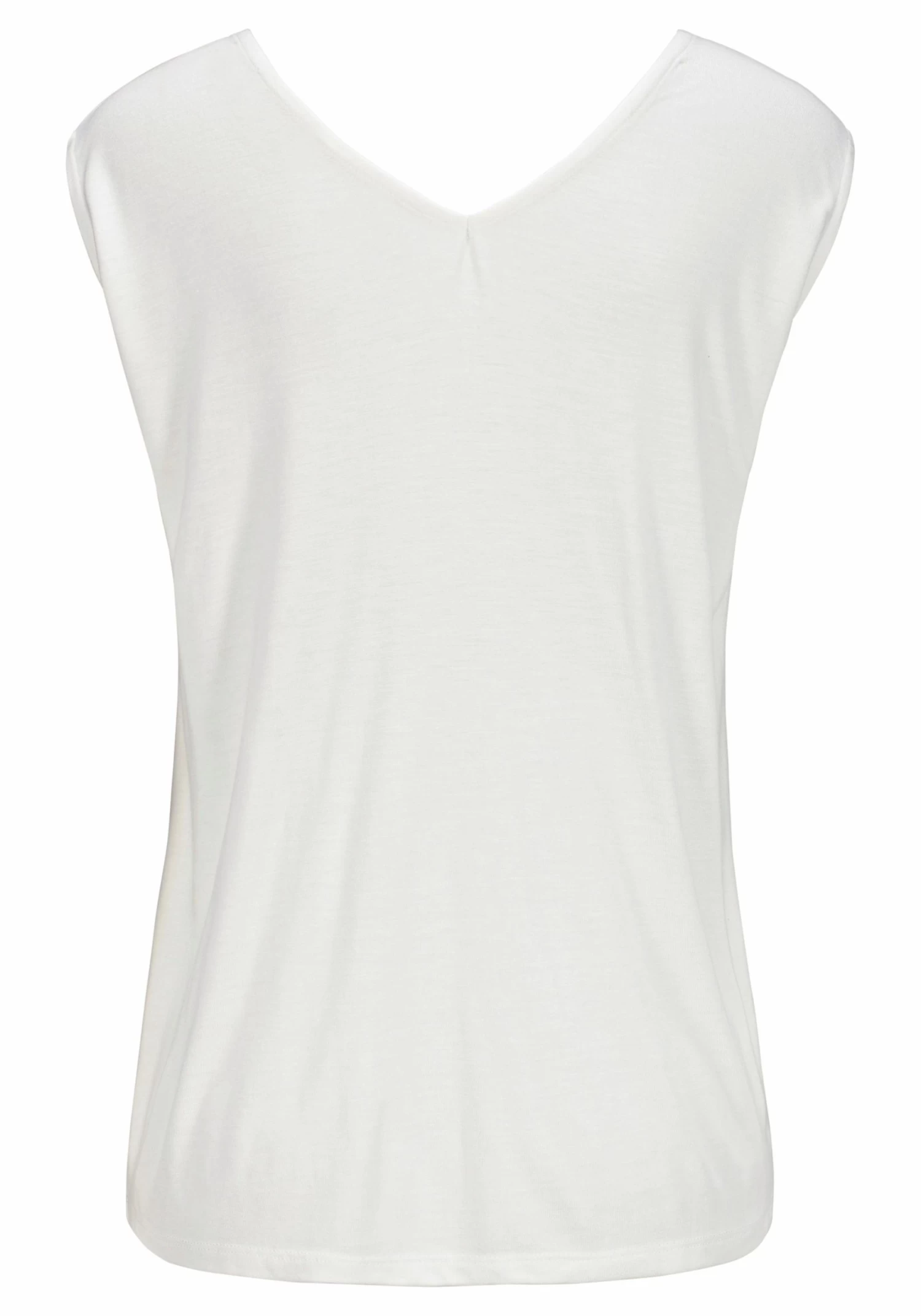 S.Oliver RED LABEL Beachwear T-shirt Met Sierbandjes Bij De Hals 4 S.Oliver RED LABEL Beachwear T-shirt Met Sierbandjes Bij De Hals - Image 4