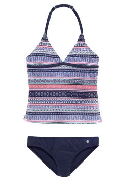 Buffalo Triangel-bikinitop Florida Met Patroonmix -Beroemde Badkleding Winkel soliver red label beachwear tankini barcelona kids in pittige streep look blauw 7