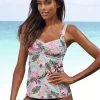 S.Oliver RED LABEL Beachwear Tankinitop Met Beugels AZALEA Met Tropische Print