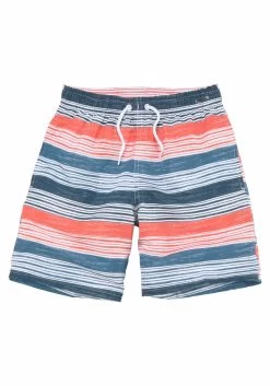 KangaROOS Zwemshort Adams Kids In Colourblocking-design 21 KangaROOS Zwemshort Adams Kids In Colourblocking-design -Beroemde Badkleding Winkel soliver red label beachwear zwemshort met contraststrepen blauw 1