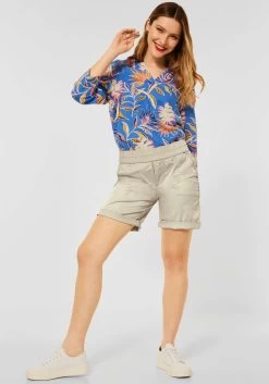 STREET ONE Short Style Bonny In Loose Fit Met Elastische Band 19 STREET ONE Short Style Bonny In Loose Fit Met Elastische Band -Beroemde Badkleding Winkel street one short style bonny in loose fit met elastische band beige 2