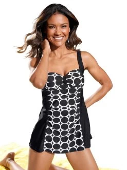 Vivance Shirt Met 3/4-mouwen Met Modieuze Smokinzet -Beroemde Badkleding Winkel sunmarin tankini 2 stuks zwart 2