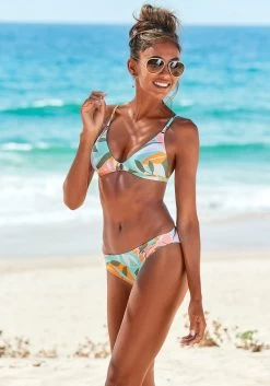 Venice Beach Beugelbikinitop In Bandeaumodel CAMIE In Coole Streep-look -Beroemde Badkleding Winkel sunseeker triangelbikini 3 draagvarianten wit 14