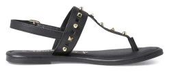 Tamaris Sandalen Gegarneerd Met Modieuze Studs -Beroemde Badkleding Winkel tamaris sandalen gegarneerd met modieuze studs zwart 6