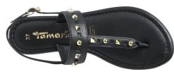 Tamaris Sandalen Gegarneerd Met Modieuze Studs -Beroemde Badkleding Winkel tamaris sandalen gegarneerd met modieuze studs zwart 8