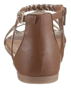 Tamaris Sandalen KIM Met Fijne Riempjes -Beroemde Badkleding Winkel tamaris sandalen kim met fijne riempjes bruin 3