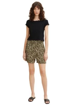 Vero Moda Short VMBRENDA HR LONG -Beroemde Badkleding Winkel tom tailor short in een vlot model met elastiek groen 3