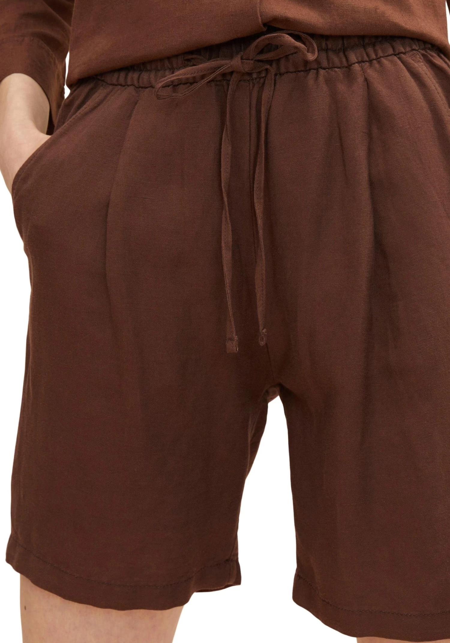 Tom Tailor Short Met Aandeel Linnen En Elastische Band 4 Tom Tailor Short Met Aandeel Linnen En Elastische Band - Image 4