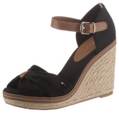 Buffalo Strandtop Van Zacht Ribmateriaal (set, 2-delig) -Beroemde Badkleding Winkel tommy hilfiger highheel sandaaltjes iconic elena sandal met verstelbare gesp zwart 1