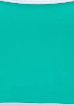 Venice Beach Bustierbikinitop L.A. Met Contrast-piping -Beroemde Badkleding Winkel venice beach bustierbikinitop la met contrast piping groen 4