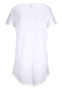 Venice Beach Lang Shirt Met Frontprint -Beroemde Badkleding Winkel venice beach lang shirt met frontprint wit 2