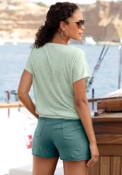 Venice Beach Shirt Met Ronde Hals Met Logoprint -Beroemde Badkleding Winkel venice beach shirt met ronde hals met logoprint groen 5