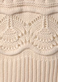 Vivance Ajourtrui Met Opstaande Kraag -Beroemde Badkleding Winkel vivance ajourtrui met opstaande kraag beige 11