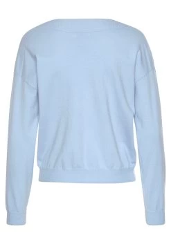 Vivance Gebreide Trui Met Boothals -Beroemde Badkleding Winkel vivance gebreide trui met boothals blauw 5