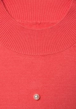 Vivance Gebreide Trui Met Opgestikte Plastic Kralen -Beroemde Badkleding Winkel vivance gebreide trui met opgestikte plastic kralen rood 8