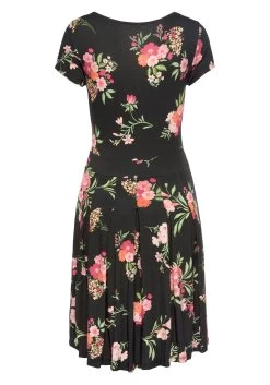 Vivance Gedessineerde Jurk Met Bloemmotief 19 Vivance Gedessineerde Jurk Met Bloemmotief -Beroemde Badkleding Winkel vivance gedessineerde jurk met bloemmotief zwart 2