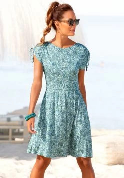 Venice Beach Beugelbikini In Moderne Look -Beroemde Badkleding Winkel vivance jerseyjurk met bloemetjesdessin groen 2