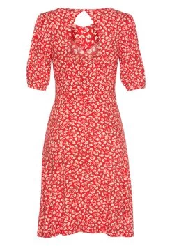 Vivance Jerseyjurk Met Bloemetjesprint -Beroemde Badkleding Winkel vivance jerseyjurk met bloemetjesprint rood 4
