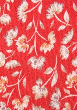 Vivance Jerseyjurk Met Bloemetjesprint -Beroemde Badkleding Winkel vivance jerseyjurk met bloemetjesprint rood 6