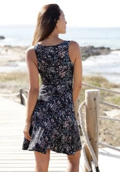 Vivance Jerseyjurk Met Print All-over 20 Vivance Jerseyjurk Met Print All-over -Beroemde Badkleding Winkel vivance jerseyjurk met print all over zwart 9