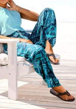 Buffalo Midi-jurk Met Een Gesmokte Top En Animal-print 24 Buffalo Midi-jurk Met Een Gesmokte Top En Animal-print -Beroemde Badkleding Winkel vivance palazzobroek en paisleyprint met een bindceintuur blauw 2