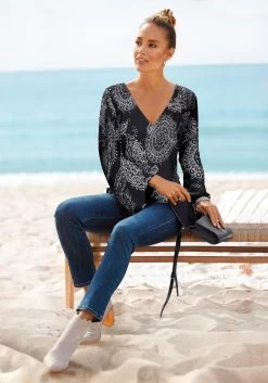 Vivance Shirt Met 3/4-mouwen -Beroemde Badkleding Winkel vivance shirt met 3 4 mouwen 7