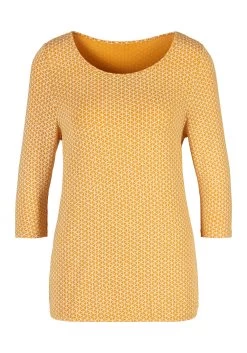 Vivance Shirt Met 3/4-mouwen Met Elastische Zoom (Set Van 2) 20 Vivance Shirt Met 3/4-mouwen Met Elastische Zoom (Set Van 2) -Beroemde Badkleding Winkel vivance shirt met 3 4 mouwen met elastische zoom set van 2 geel 3