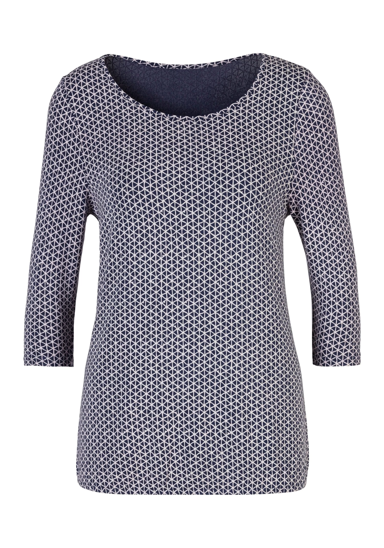 Vivance Shirt Met 3/4-mouwen Met Elastische Zoom (Set Van 2) 4 Vivance Shirt Met 3/4-mouwen Met Elastische Zoom (Set Van 2) - Image 4