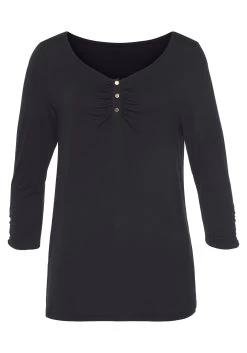 Vivance Shirt Met 3/4-mouwen Met Fijne Plooi (Set Van 2) 23 Vivance Shirt Met 3/4-mouwen Met Fijne Plooi (Set Van 2) -Beroemde Badkleding Winkel vivance shirt met 3 4 mouwen met fijne plooi set van 2 multicolor 6