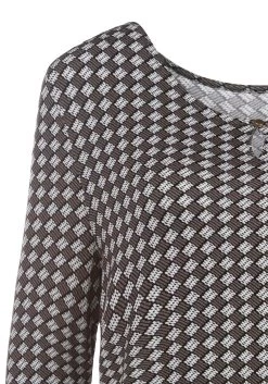 Vivance Shirt Met 3/4-mouwen Met Gouden Knoopdetail Bij De Hals (Set Van 2) -Beroemde Badkleding Winkel vivance shirt met 3 4 mouwen met gouden knoopdetail bij de hals set van 2 zwart 6